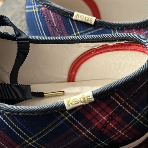Keds Women’s Size 9 Plaid Leather Sneakers with Dream Foam Interior Cushion - Picture 6 of 13